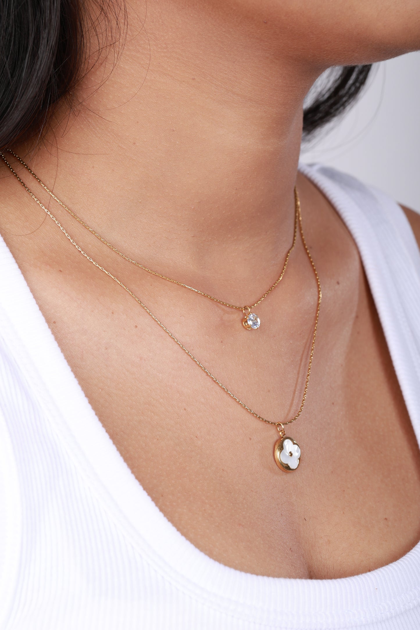 Lunaria Duo Necklace