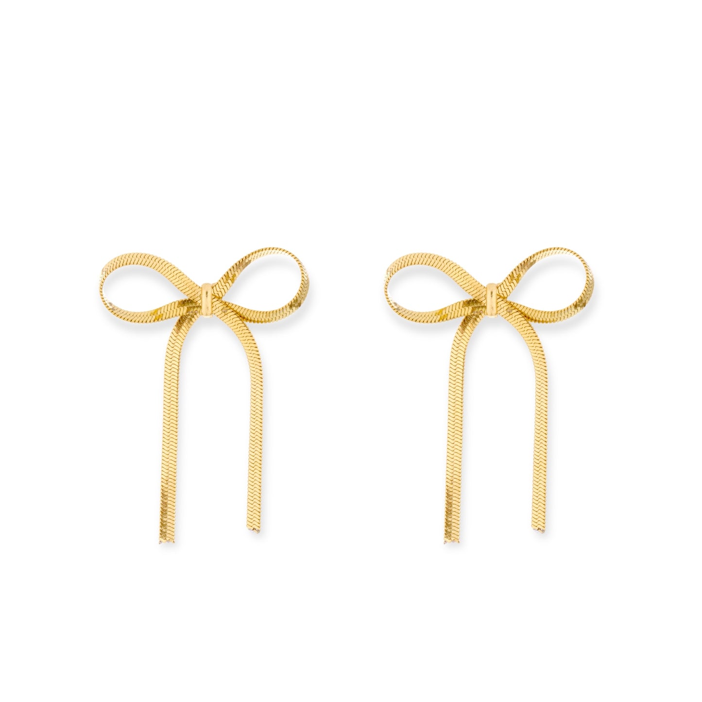 Coquette Ribbon Drop Earrings