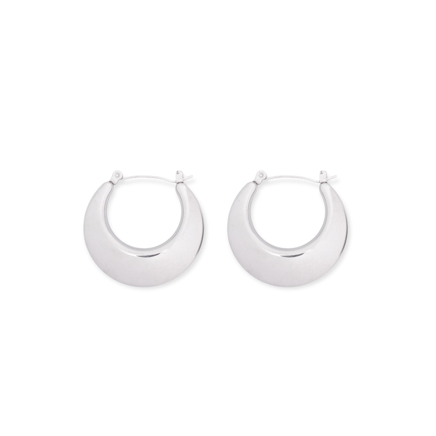 Luna Bold Crescent Hoops