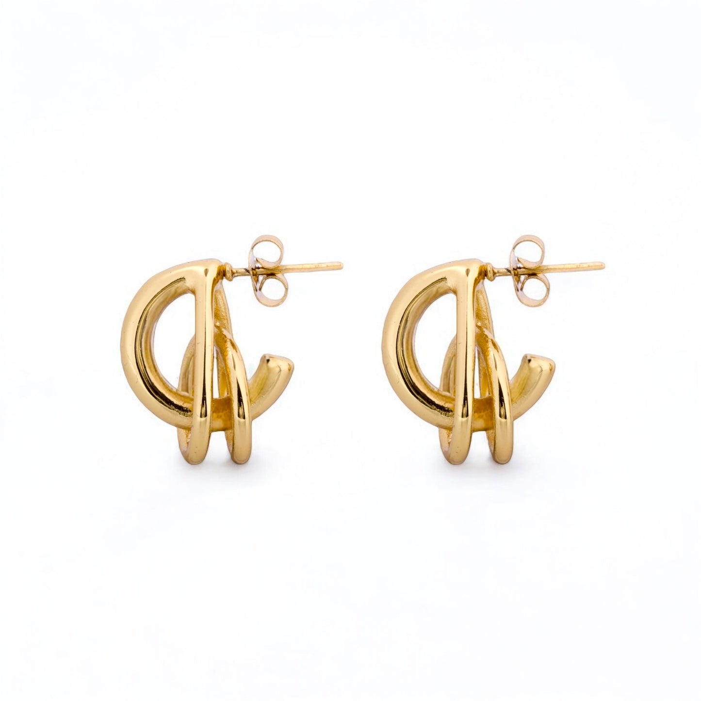 Aurora Spiral Hoops