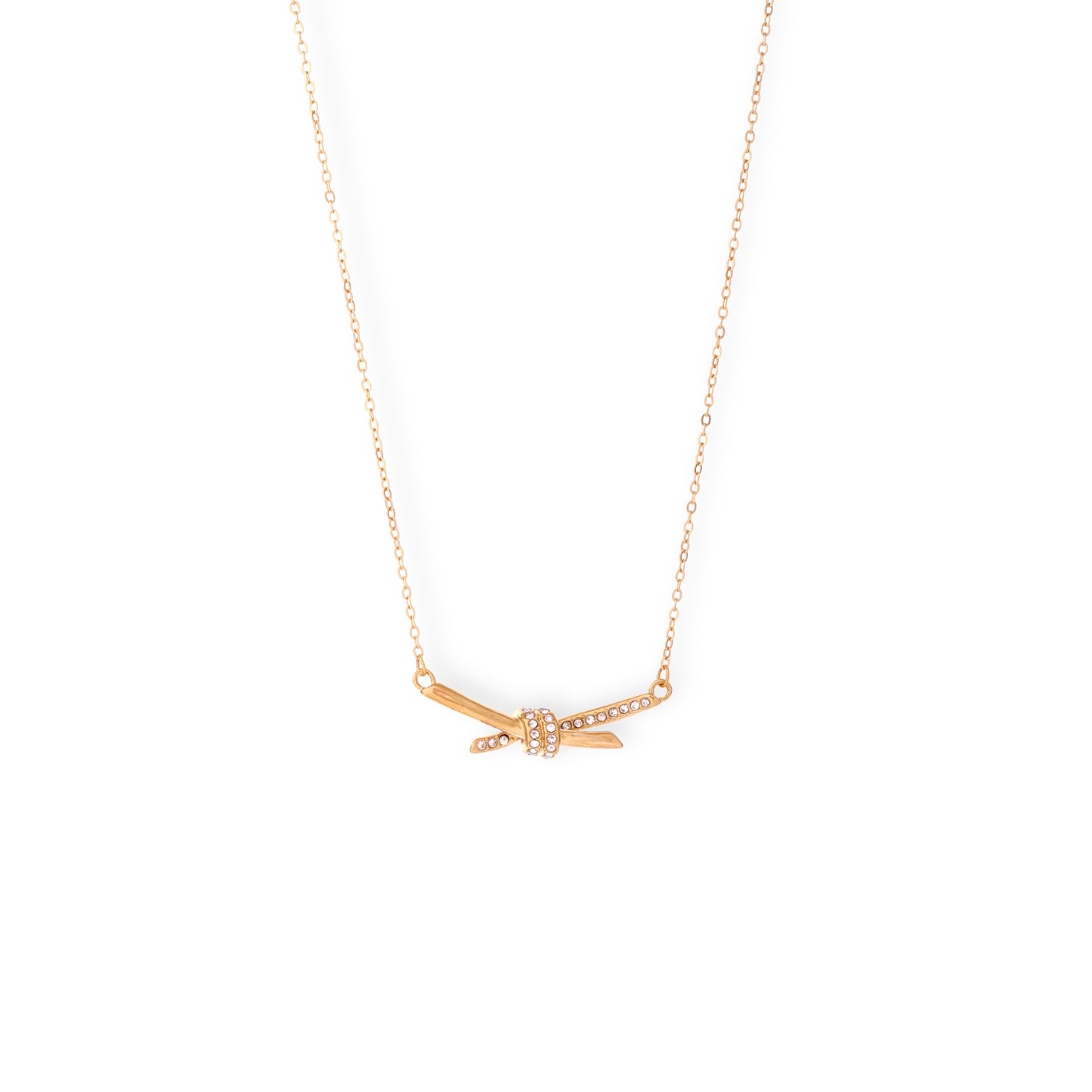 Tressé Knot Pendant Necklace