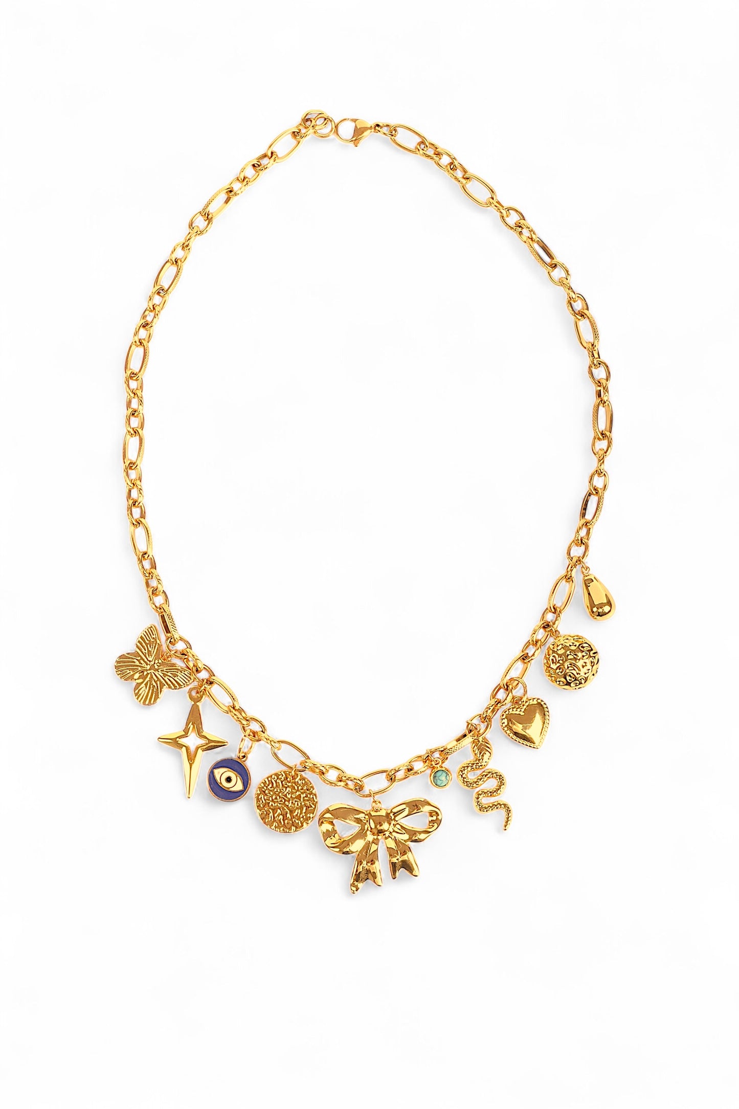 Celestique Charm Medallion Necklace