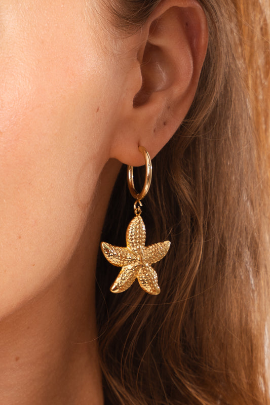 Stellar Tides Starfish Earrings