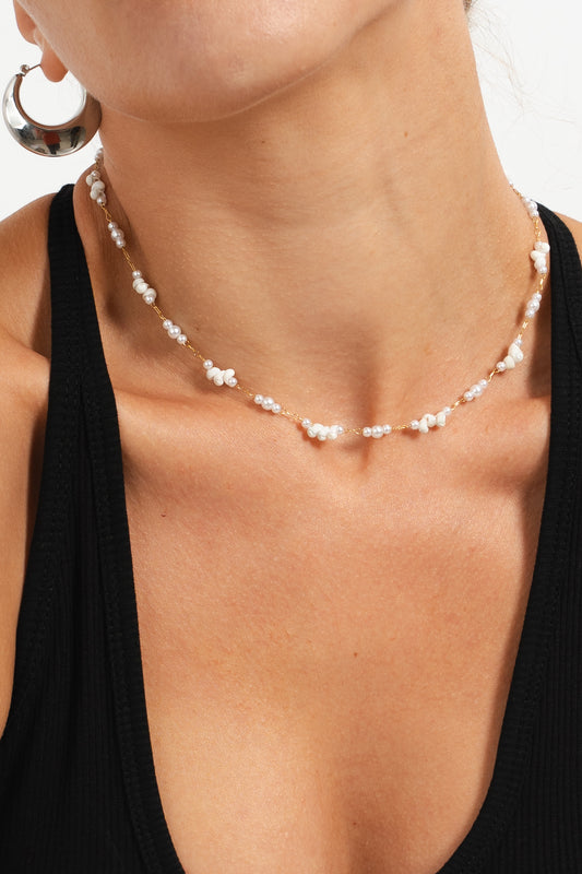 Isleen Petite Pearl Strand Necklace