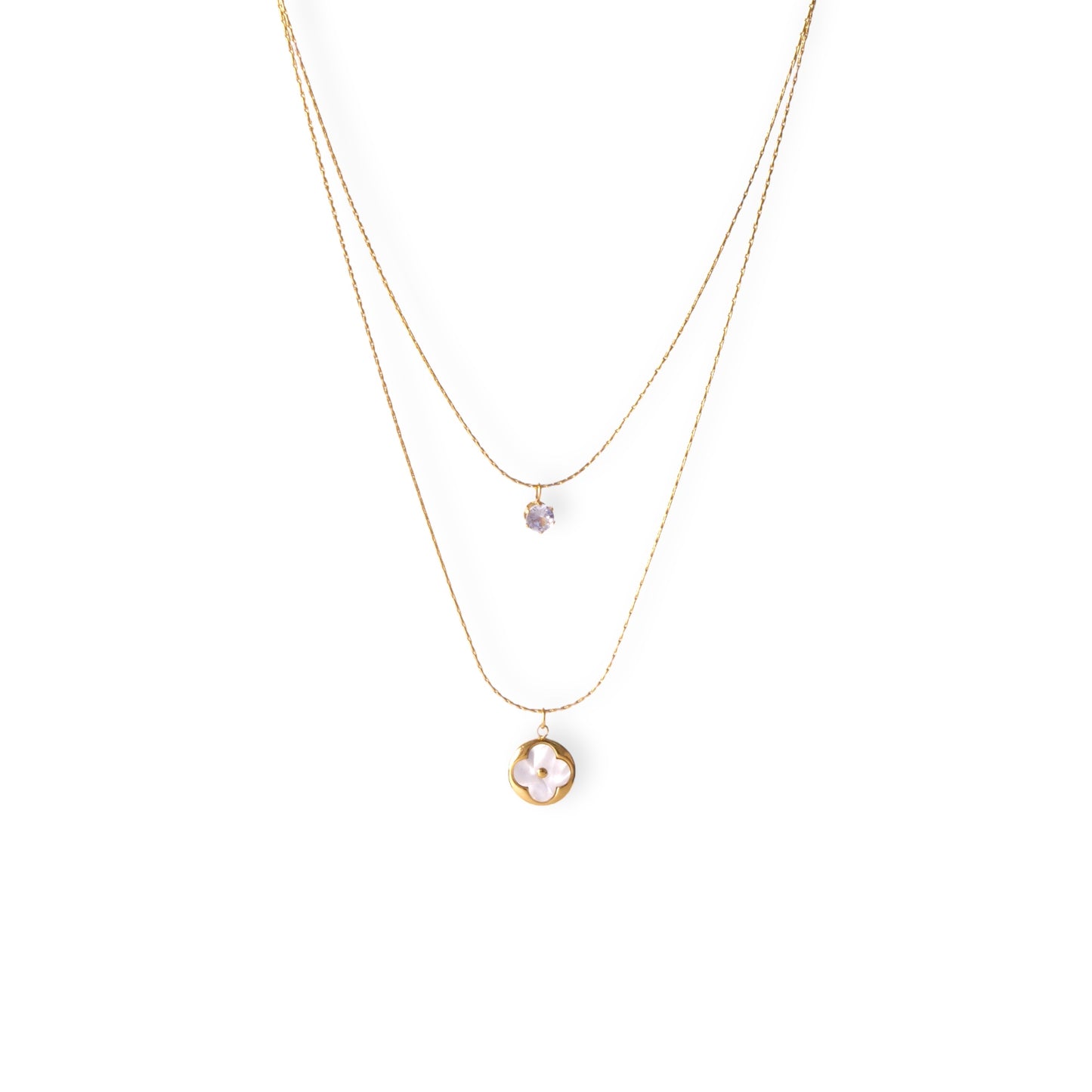 Lunaria Duo Necklace