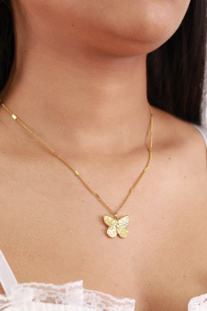 Papillon Charm Necklace