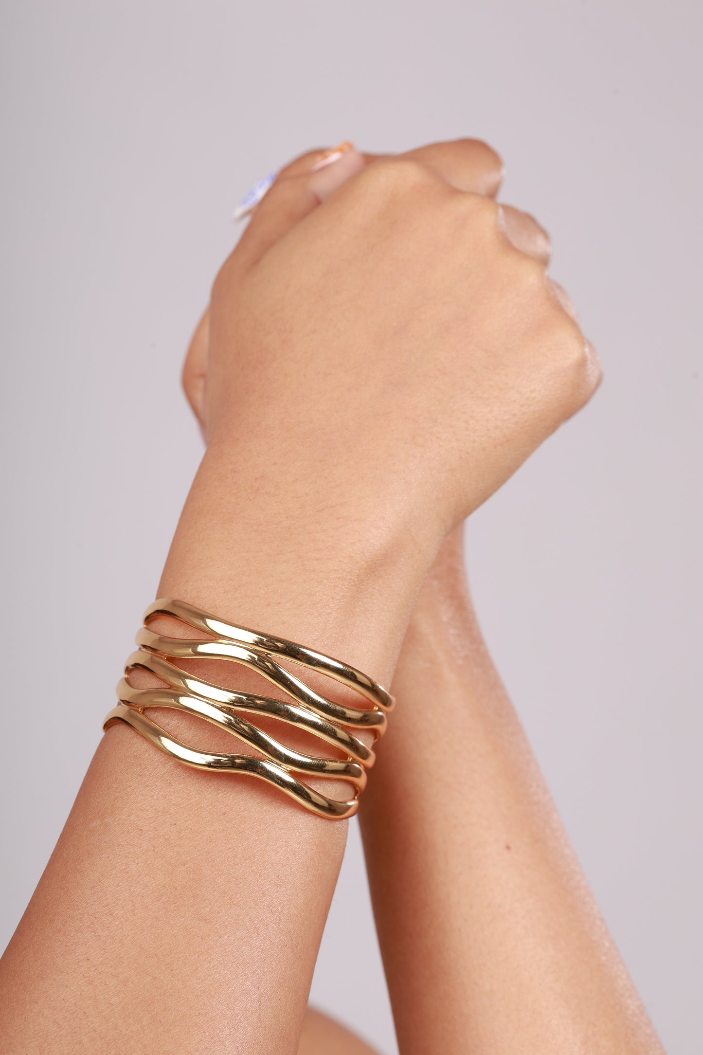 Serpentina Wave Cuff Bracelet