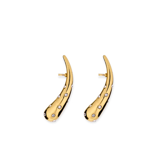 Lustra Sculpted Drop Earrings