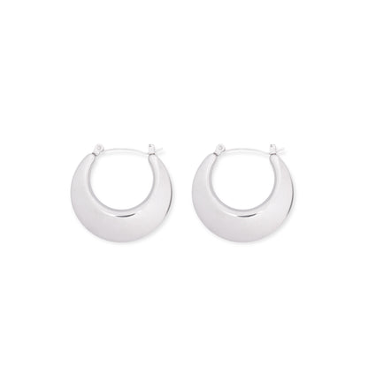 Luna Bold Crescent Hoops