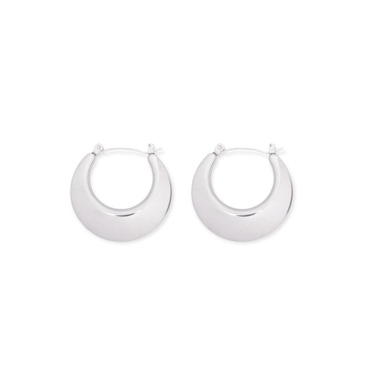 Luna Bold Crescent Hoops