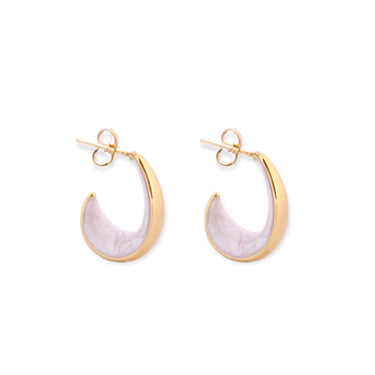 Luna Lucent Resin Hoops