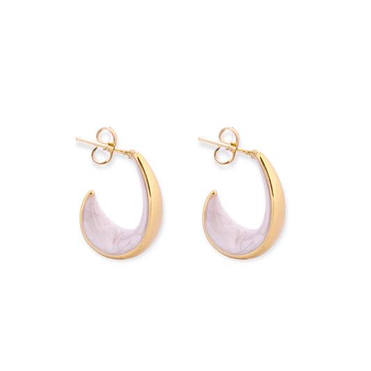 Luna Lucent Resin Hoops