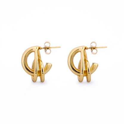 Aurora Spiral Hoops