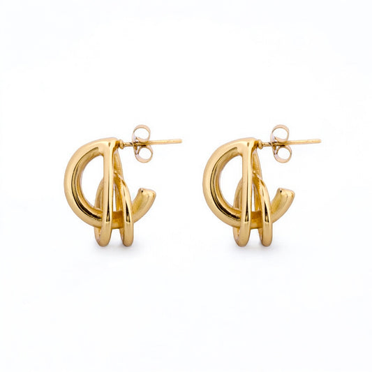 Aurora Spiral Hoops