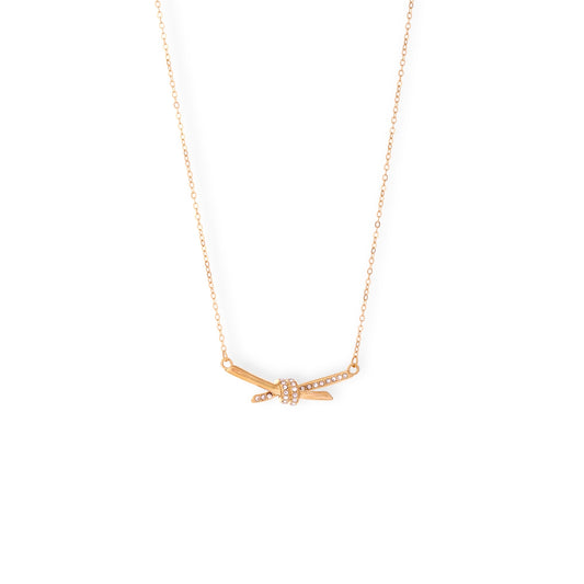 Tressé Knot Pendant Necklace