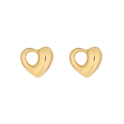 Honeydrop Heart Studs