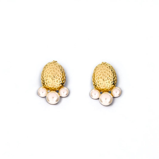 Aurelia Pearl Cluster Studs