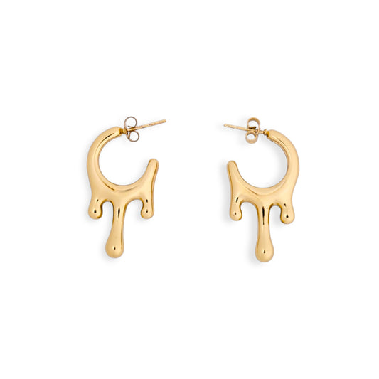Molten Muse Hoop Earrings