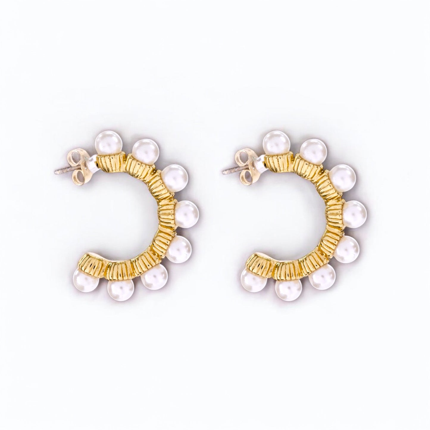 Solstice Pearl Crest Earrings