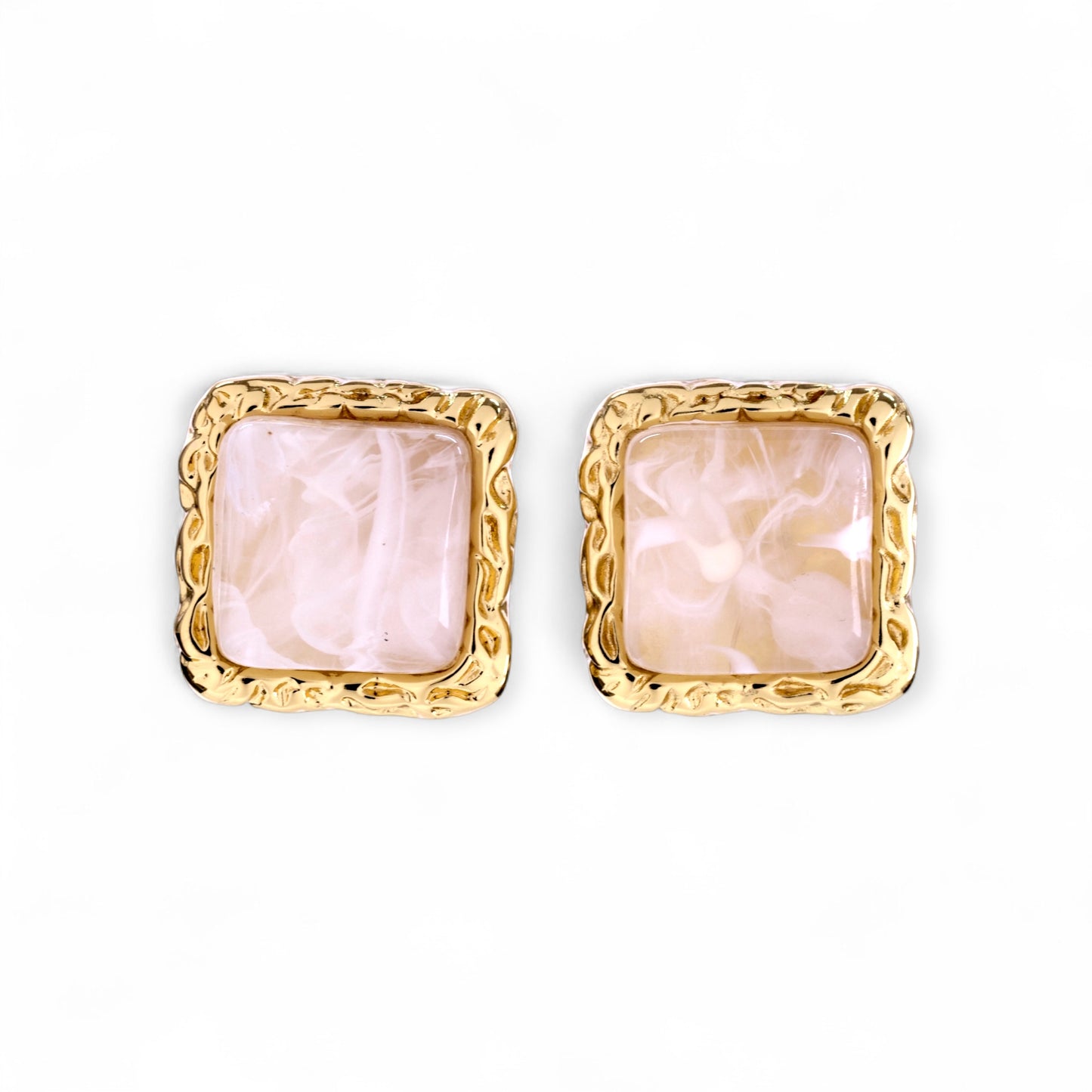 Rosette Frame Earrings
