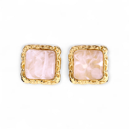 Rosette Frame Earrings