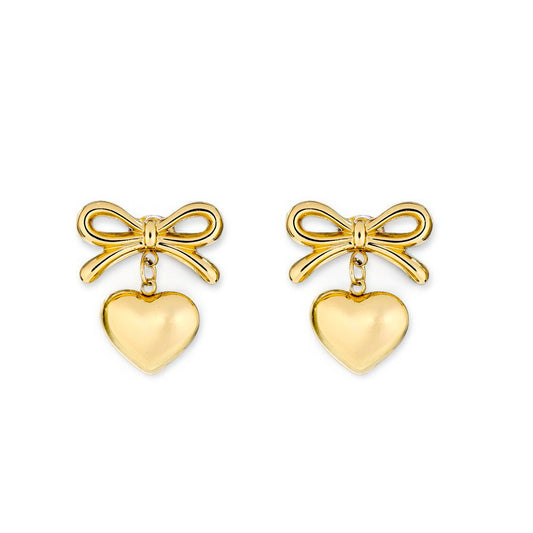 Sweetheart Bow Earrings