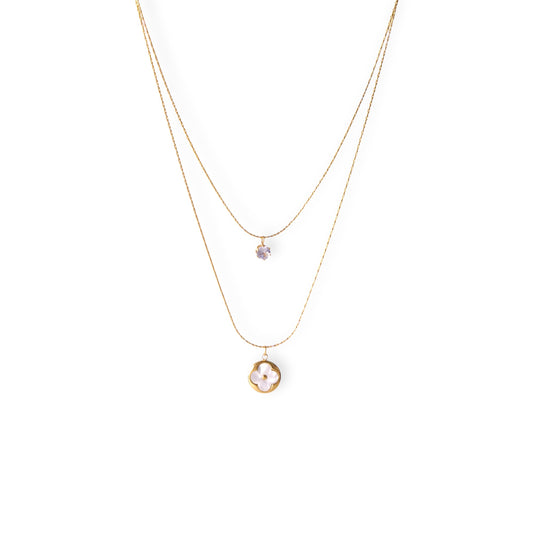 Lunaria Duo Necklace