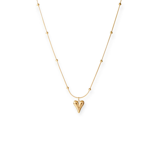 Amoura Beaded Heart Necklace